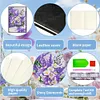 (US Local)5D DIY Flower Diamond Art Painting Notebook Kit Crystal Notepad Sketchbook Gifts