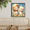 Diamond Painting -DIY Full Round Drill Lion Family(40*40 CM)
