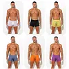 Men's Ultra-Thin Ice Silk Sexy Seamless Transparent U Convex Boxer Briefs