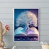 Arbre R&ecirc;veur Et Tranquille-Compl&egrave;te Rond Diamant Peinture-40X50CM
