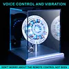 Reactor Ornaments Core Figure Reactor Alloy Model Display Metal Chest light, LED light, Vibration Sensor Control, USB Interface, Gift Toy