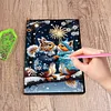 (US Local)50-Page A5 Hamster Diamond Painting Notebook for Adult Holiday Birthday Gift