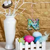 Easter letters-Double Sided Drill-5D DIY Craft Keychain
