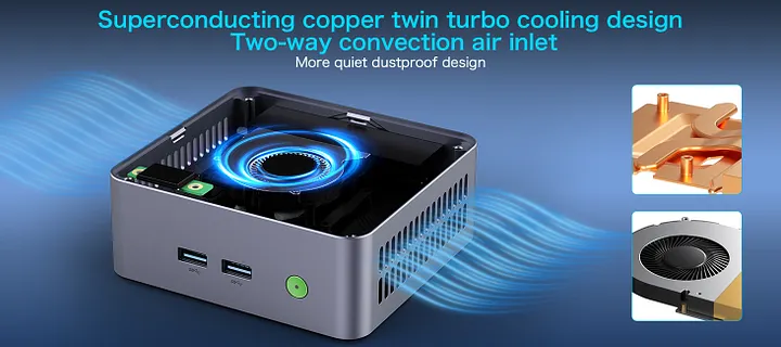 GMKtec NucBox M2 i7-11390H 32GB 1TB ミニPC GMKtec GMKtec NucBox M2 Mini PC Intel® 11th Core™ i7 11390H 249.00