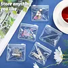 30/50pcs Reusable Self-Sealing Zipper Pouches - Clear Plastic Organizer Bags with Zipper Closure, Portable Storage for Diamond Drills,Rings, Earrings, Necklaces Small Things