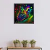 Fluorescent Butterfly-Paint by Numbers Acrylic Painting 40*40CM