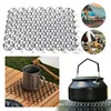 Outdoor Spring Insulated Mat Coaster Trivet Mat Hot Pad for Camping (Black)