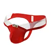 Men's Nylon Belt Ice Silk Wide Belt Thong U Convex Underwear
