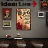 (Multi Style)Beer Girl - Vintage Metal Signs - 20*30cm