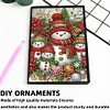 (US Local)50-Page A5 Snowman Diamond Painting Notebook for Adult Holiday Birthday Gift