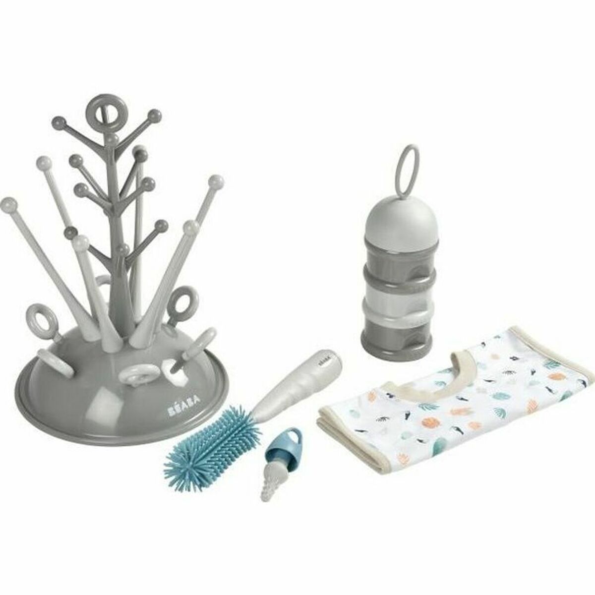 Dinnerware Set B&eacute;aba Polyester Silicone 4 Pieces (2 Units)