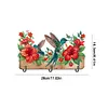 Wooden Hummingbird Flower Special Shape Diamond Painting Hanging Hooks for Decor