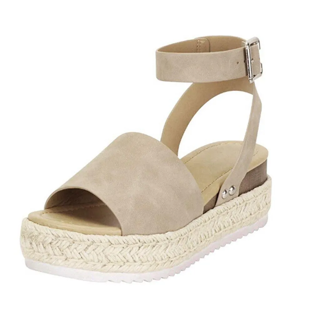 Wedges Shoes Women High Heels Sandals Summer Shoes 2019 Flip Flop Chaussures Femme Platform Sandals Plus Size 35-43 Sandalias 514-1