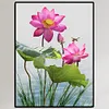 >SALE<Rhinestone DIY Art Diamond Painting Full Round Drill 5D Dragonfly Lotus Kit