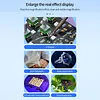 Microscope for Adults Kids 1080P Digital Microscope Portable Magnifying Glass