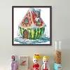 Watermelon House-11CT Stamped Cross Stitch 29*27cm/11.42*10.63in