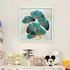 Ginkgo Leaf  - 9CT Partial Beaded Cross Stitch Kit(45x45cm)