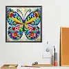 Diamond Painting -DIY Round Drill Mosaic Butterfly(40x40cm)