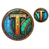 >SALE<Double Sided Letter T  Diamond Drawing Hanging Ornament for Home Decor