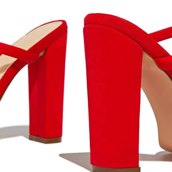 Summer High Heel Strap Sandals