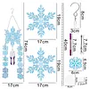 DIY Diamond Painting Double Sided 3D Wind Chime Xmas Pendant  Hanging Kit
