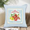 Tomato-14CT Stamped Cross Stitch Throw Pillowcase Egyptian Cotton 33*33cm