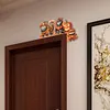 (US Local)Halloween Cat Diamond Art Door Right Angle Sign for Indoor Outdoor Wall