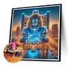 Diamond Painting-DIY Full Round Drill Detroit Lions(40*40 CM)