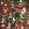 8Pcs Double Side Effect Acrylic Special Shaped Christmas Theme Xmas Trees Hanging Pendant Kits