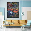 Diamond Painting -DIY Full Square Drill Forest Parking Lot