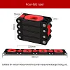 Engineering High-Precision Anti-Fall Solid Strong Magnetic Level Foldable Level Ruler Strong Magnetic High-Precision Household ABS Solid Anti-Fall Ruler Balance Measurement Level