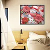 >SALE<5D DIY Partial Special Shaped Drill Diamond Painting Snowman-Red Decor 40x50cm