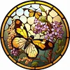 (Counted/Stamped) Butterfly - 18CT Cross Stitch 20*20cm/7.87*7.87in