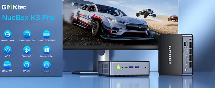 タ*ラ様 12th i7 NucBox K3 Pro Mini PC [A] 12th Gen Intel Core i7 12650H Mini PC--NucBox K3 Pro