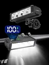 Bike Front Lamp Type-C Highlight LED Cycling Lights 4 Modes Bicycle Flashlight