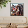 Indians nfl new england patriots-round drill diamond painting-40*40cm
