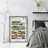 (Counted/Stamped)Rich Pastoral Seasons-14CT Cross Stitch 38*58cm/14.96*22.83in