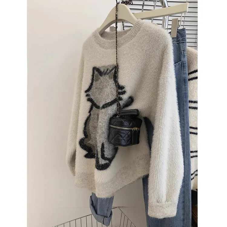 Athvotar Athvotar And Winter New Swaying Velvet Short Coat Women V-Neck Casual Thicken Warm Lamb Velvet Loose Coat Tide