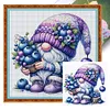 Blueberry Gnome - 11CT Stamped Cross Stitch - 45*45cm