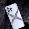 Special-Shaped Aluminum Alloy Hollow Frameless Heat Dissipation Case Suitable For Apple Mobile Phones
