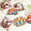 6pcs Diamond Painting Happy Mothers Day Greeting Card with Envelope for Family Friends Holiday Gift Congratulations