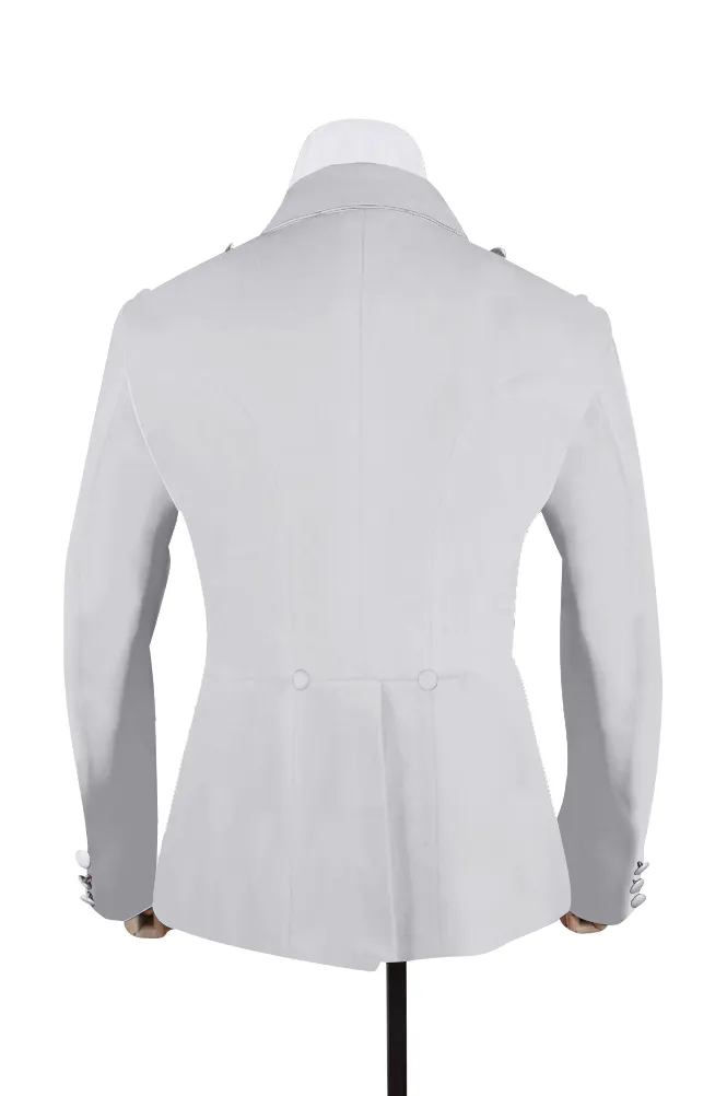   Elite German White Gabardine Evening Dress Tunic German-Uniform