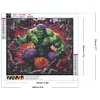Hulk Wall Marvel-Full Round Diamond Painting 40*35CM