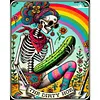 Diamond Painting -5D Full Round Drill Skulls and Rainbows(40x50cm)