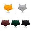 Men's Low Rise Sexy Colorful Striped Letter Boxer Briefs
