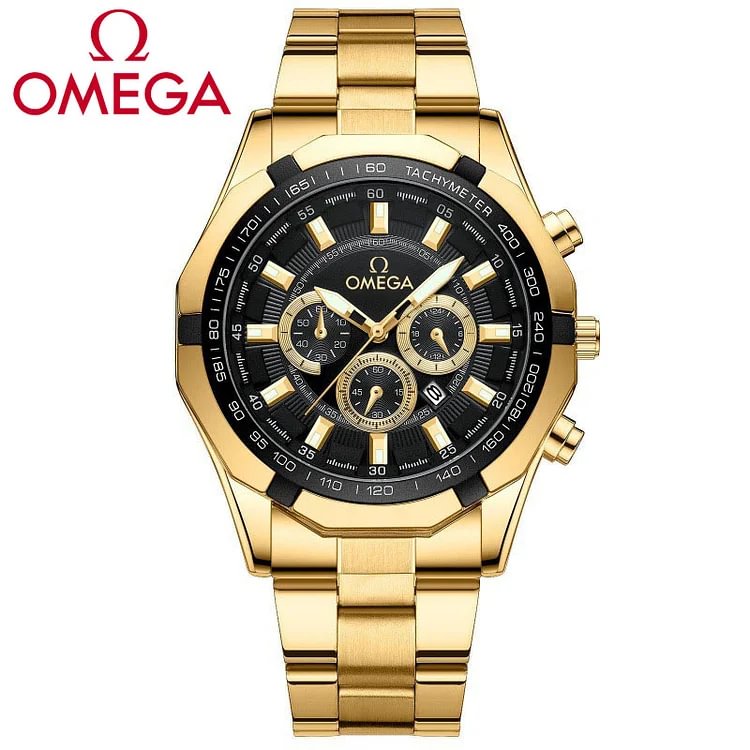 OMEGA MO&Scaron;KA URA Z JEKLENIM PA&Scaron;KOM