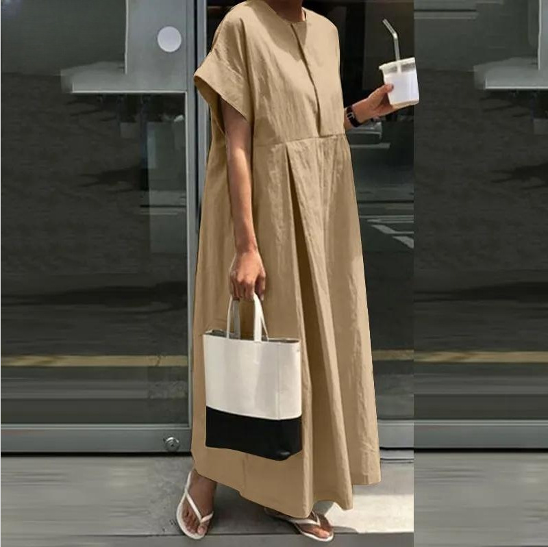 Cotton Maxi Plus Size Dress