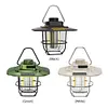 LED Camping Lamp Dimmable Retro Camping Lighting with Hook for Outdoor Equipment