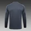2024 Argentina Half-Pull Training Suit Grey Football Shirt 1:1 Thai Quality