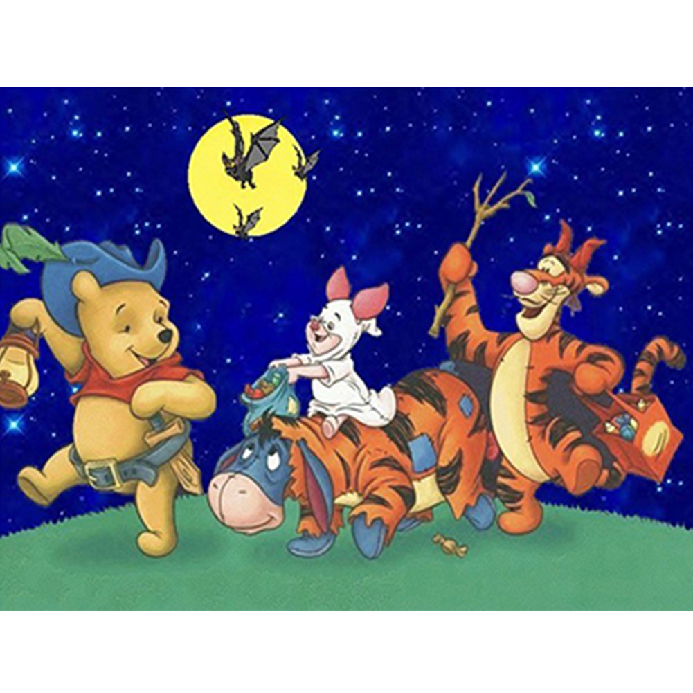 Halloween Bear-Paint by Numbers-30*40cm/40*50cm